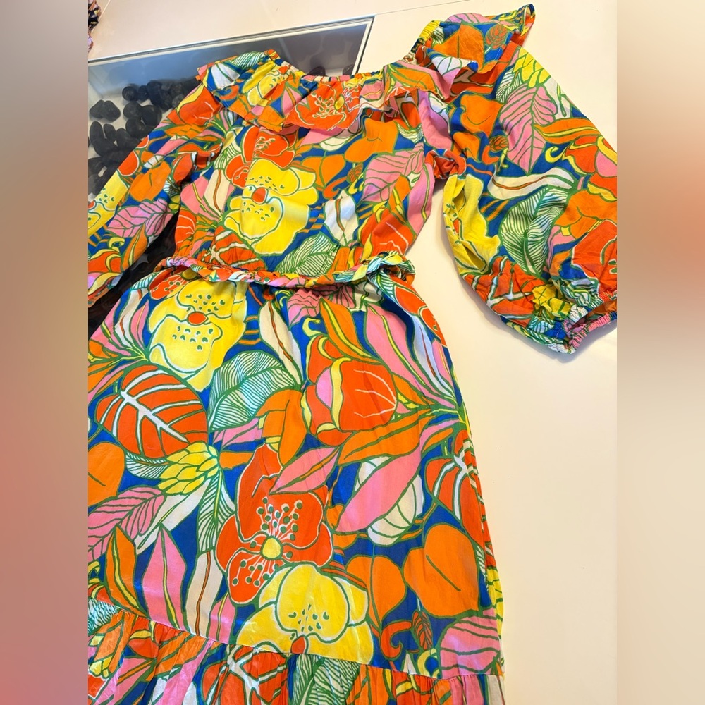 JCrew- Floral Multicolor Dress - Picture 10 of 11